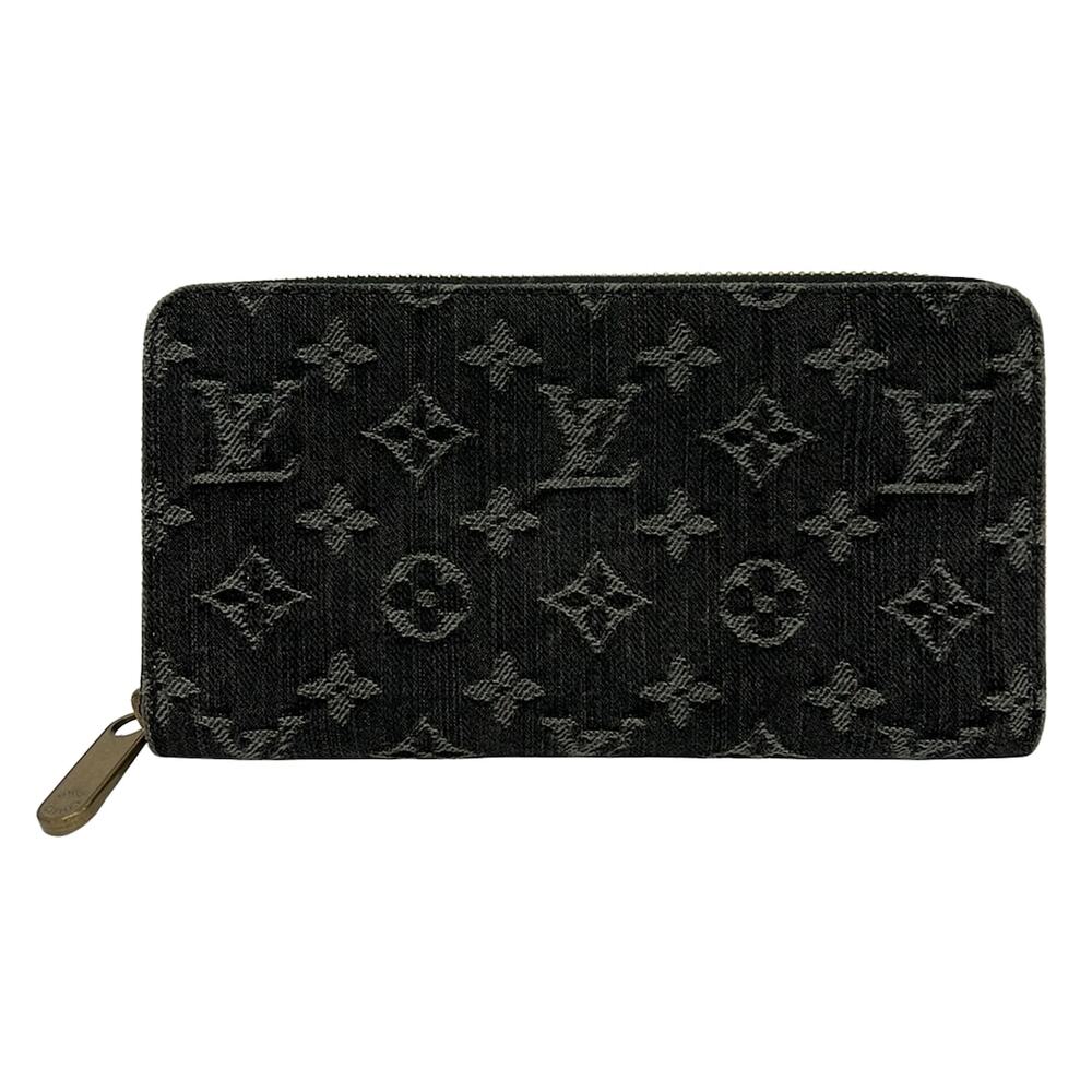 Louis Vuitton Zippy Wallet Monogram Denim Long Wallet M95614